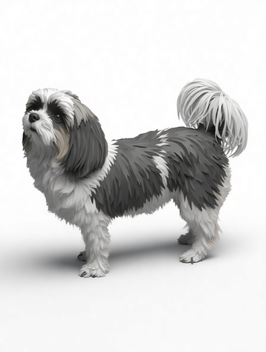 Havanese Dog Figurine free 3D printable STL