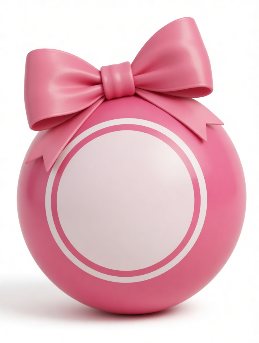 Pink Bow Ornament free 3D printable STL
