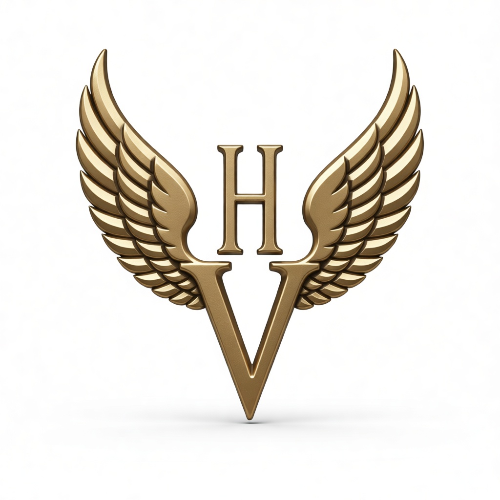 HV Winged Emblem free 3D printable STL