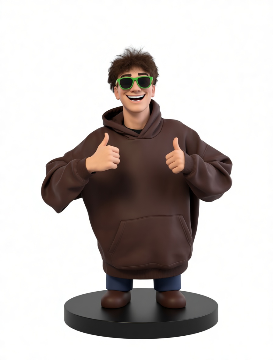 Casual Man Figurine free 3D printable STL