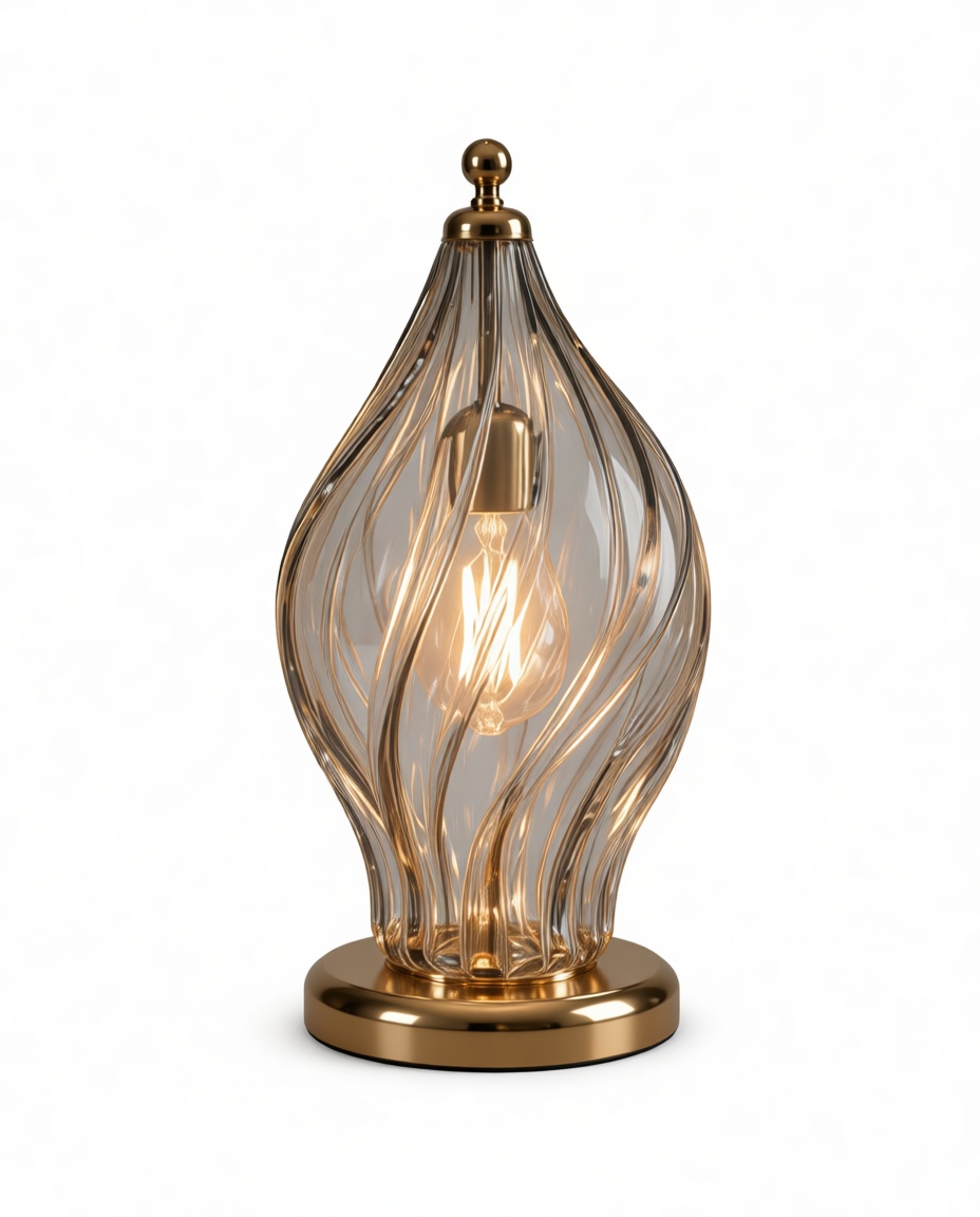 Decorative Glass Lamp free 3D printable STL