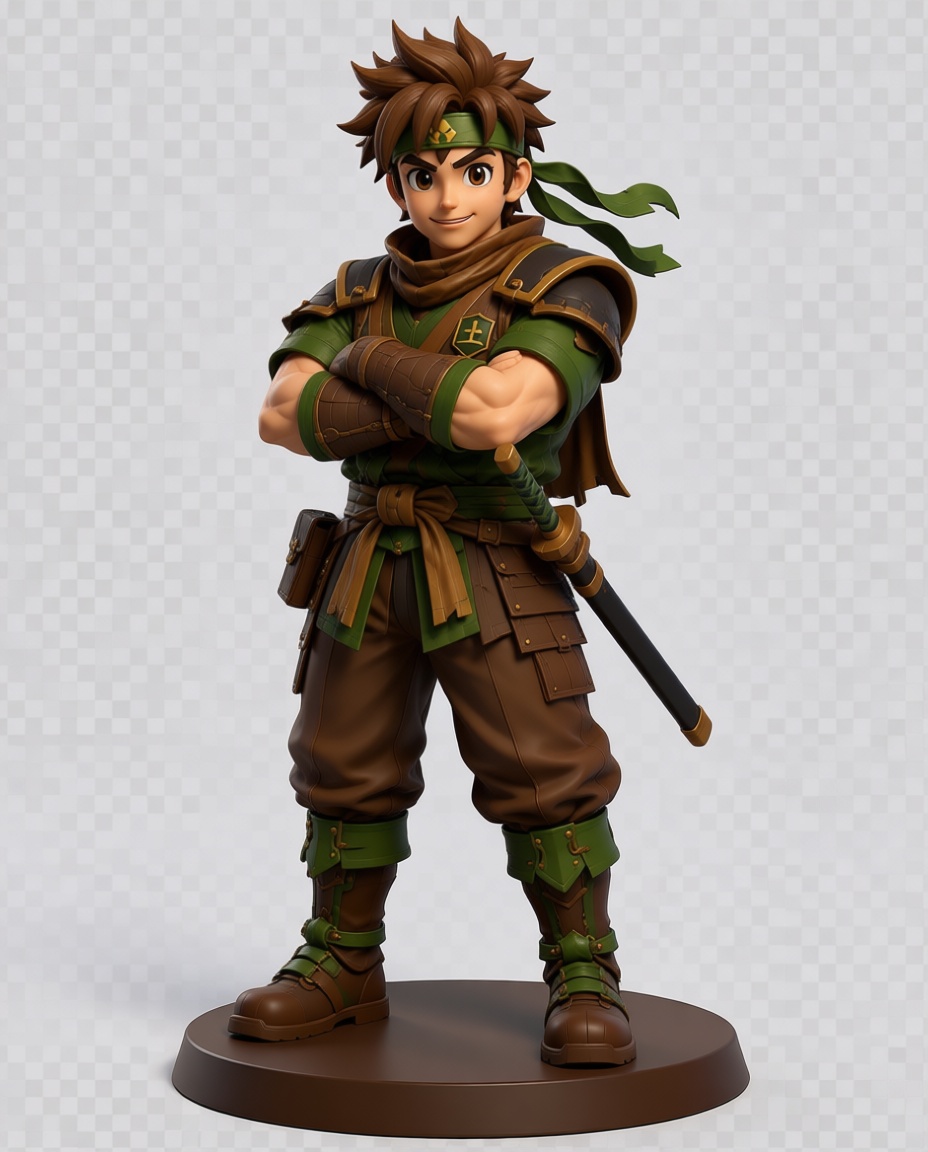 Torneko Taloon Figurine free 3D printable STL