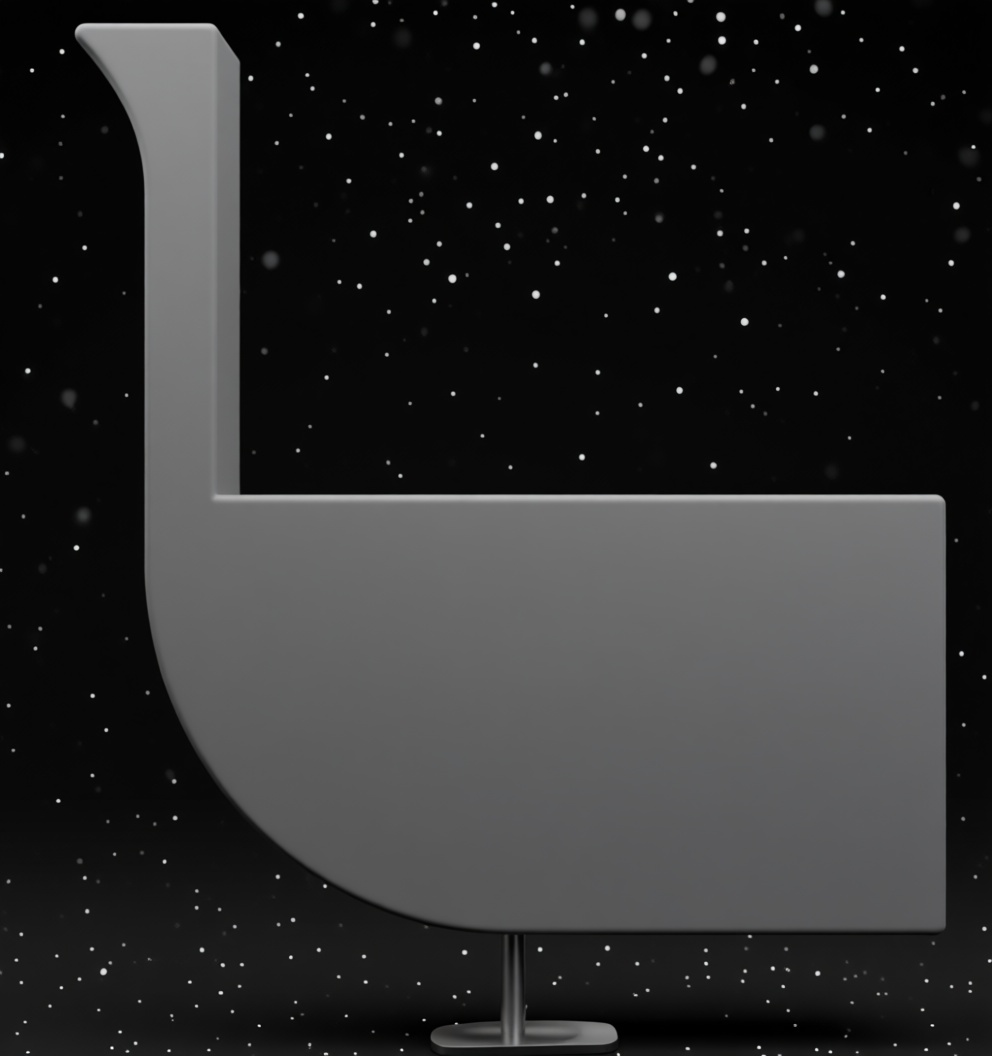 Letter L Sculpture free 3D printable STL