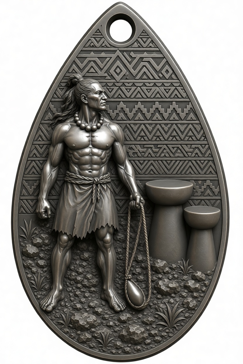 Hawaiian Warrior Pendant free 3D printable STL