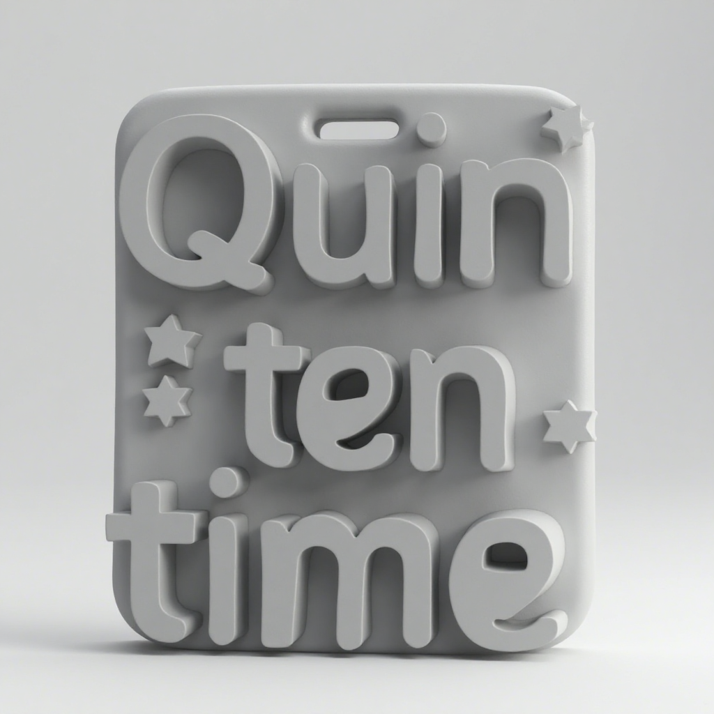 Quin Ten Time Keychain free 3D printable STL