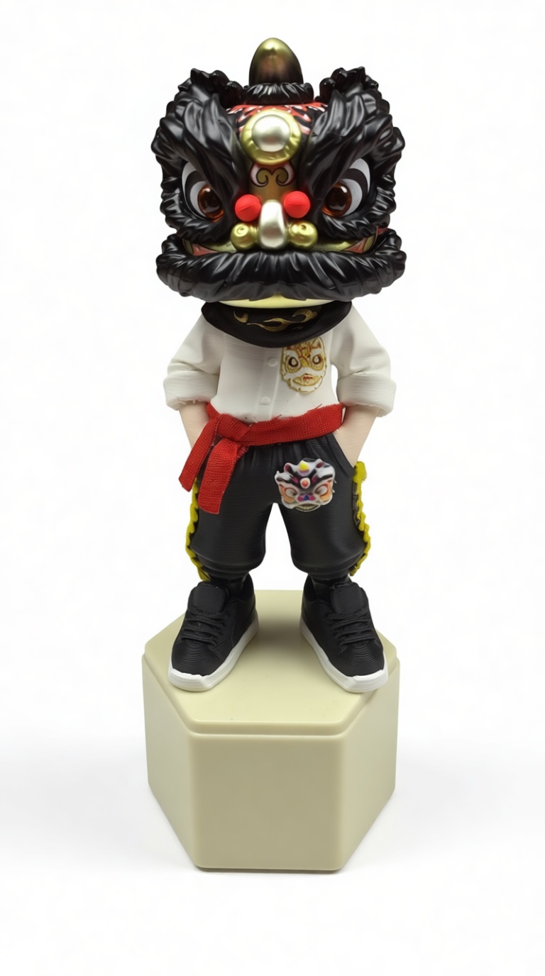 Lion Dance Figurine free 3D printable STL