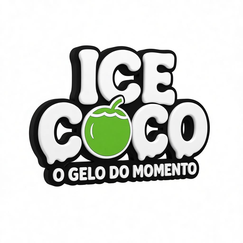 Ice Coco Logo Sign free 3D printable STL