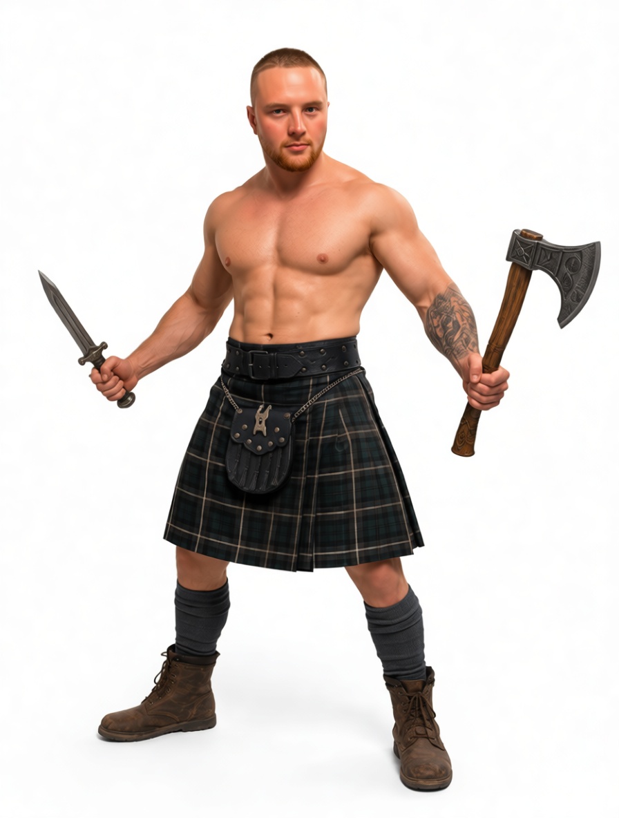 Highland Warrior Figurine free 3D printable STL