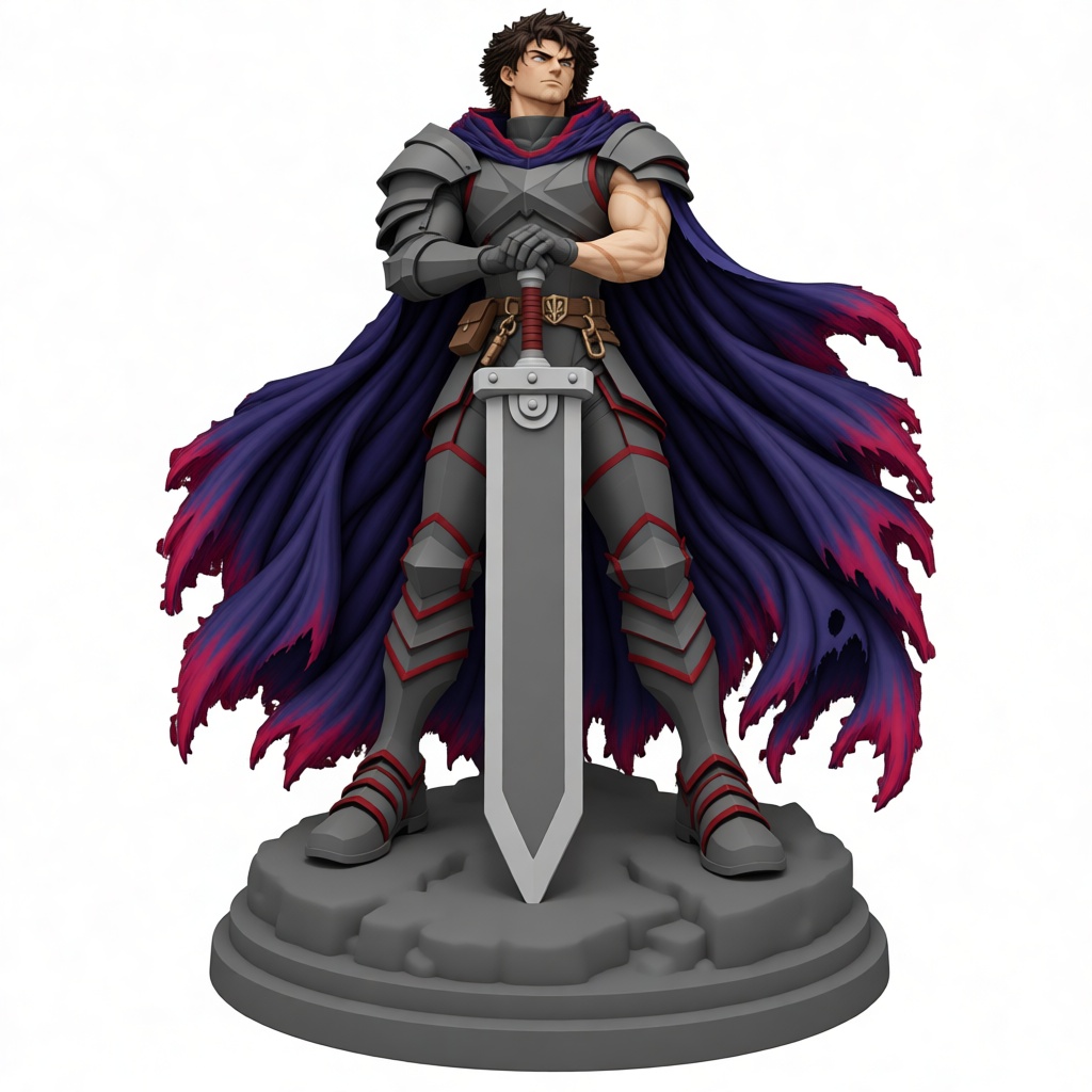 Guts Figurine free 3D printable STL