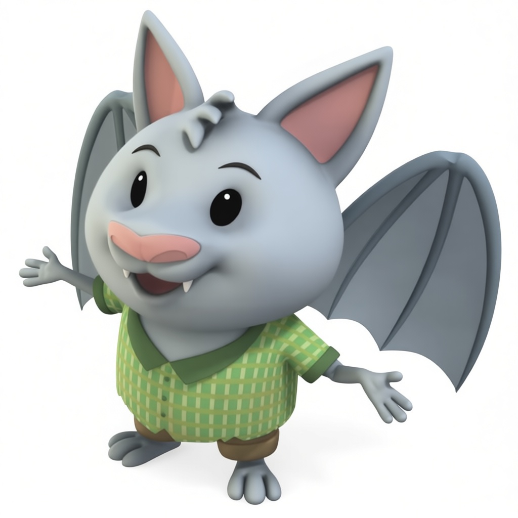 Cartoon Bat Figurine free 3D printable STL