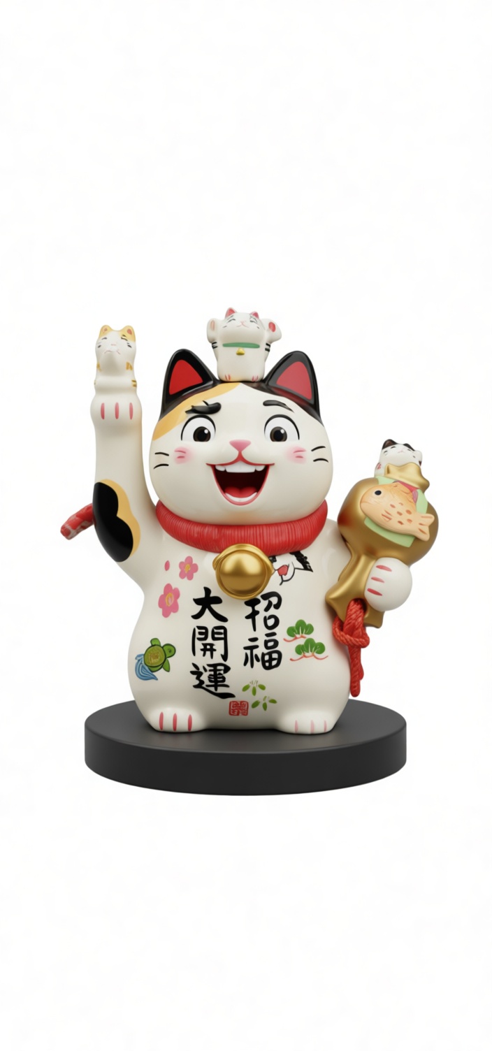 Maneki Neko Figurine free 3D printable STL
