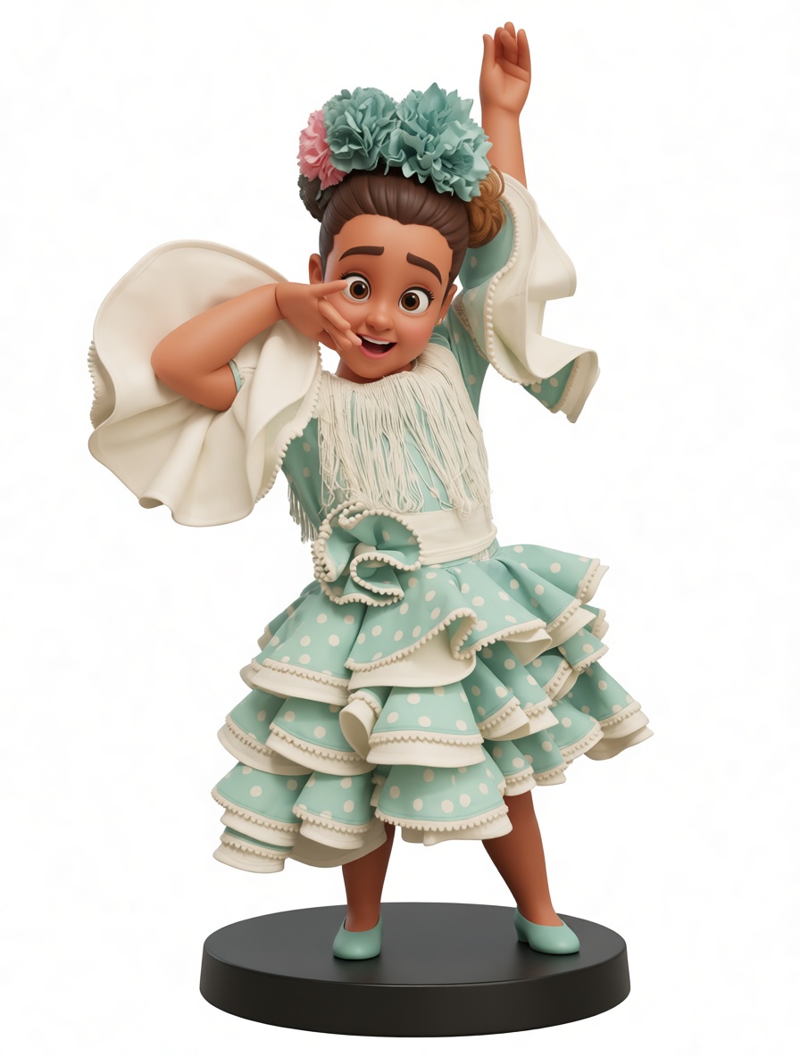 Flamenco Dancer Figurine free 3D printable STL