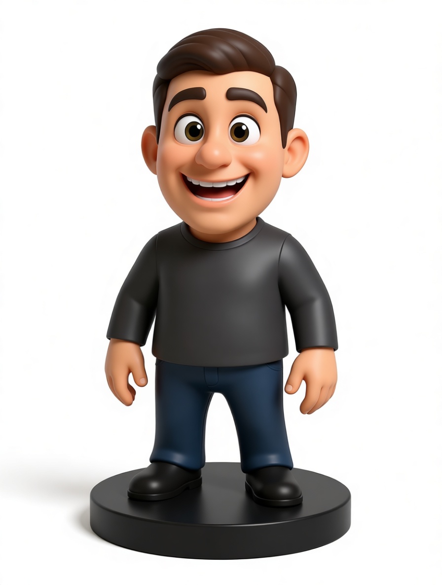 Smiling Man Figurine free 3D printable STL
