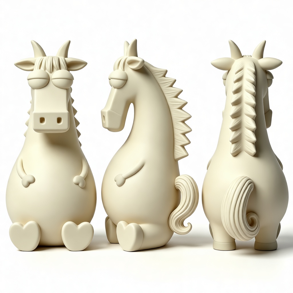 Cartoon Horse Figurine free 3D printable STL