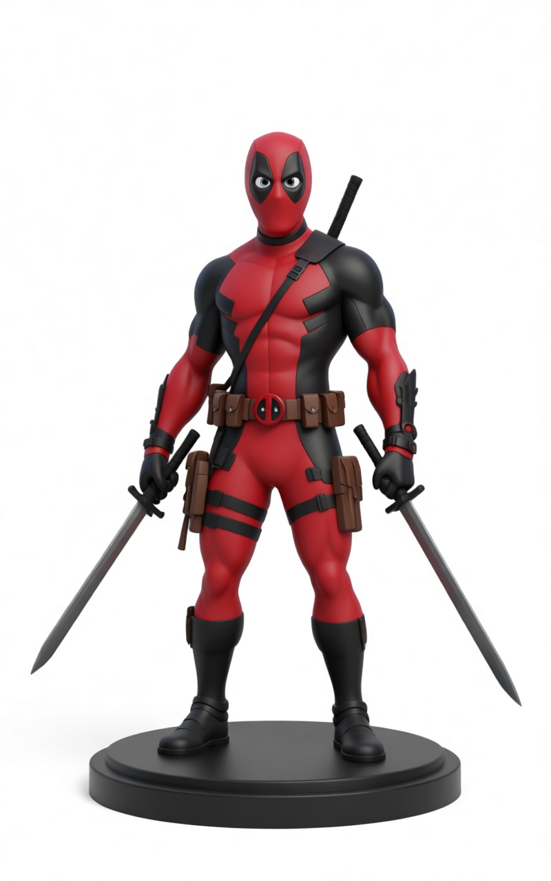 Deadpool Figurine free 3D printable STL