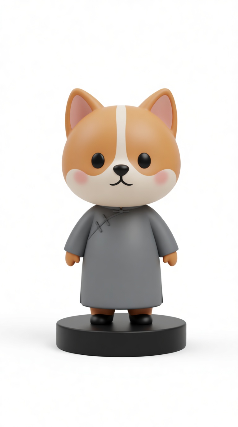 Corgi Dog Figurine free 3D printable STL