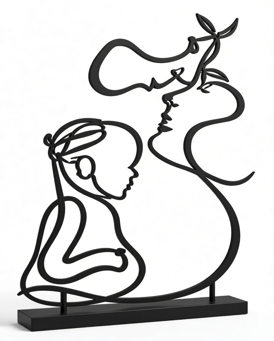 Mother and Child Sculpture free 3D printable STL