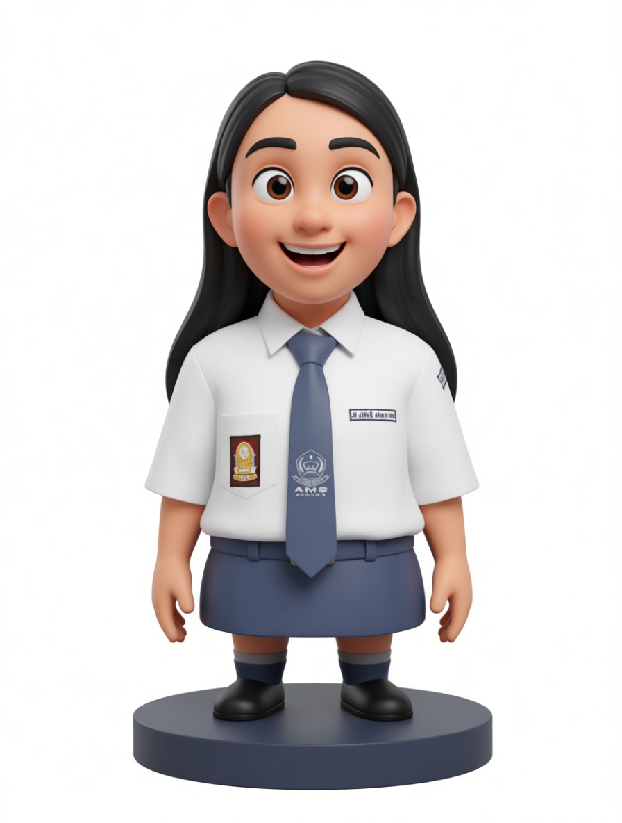 Schoolgirl Figurine free 3D printable STL