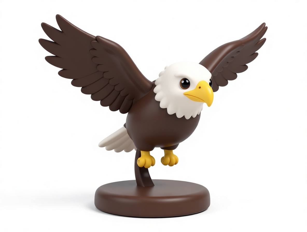 Bald Eagle Figurine free 3D printable STL