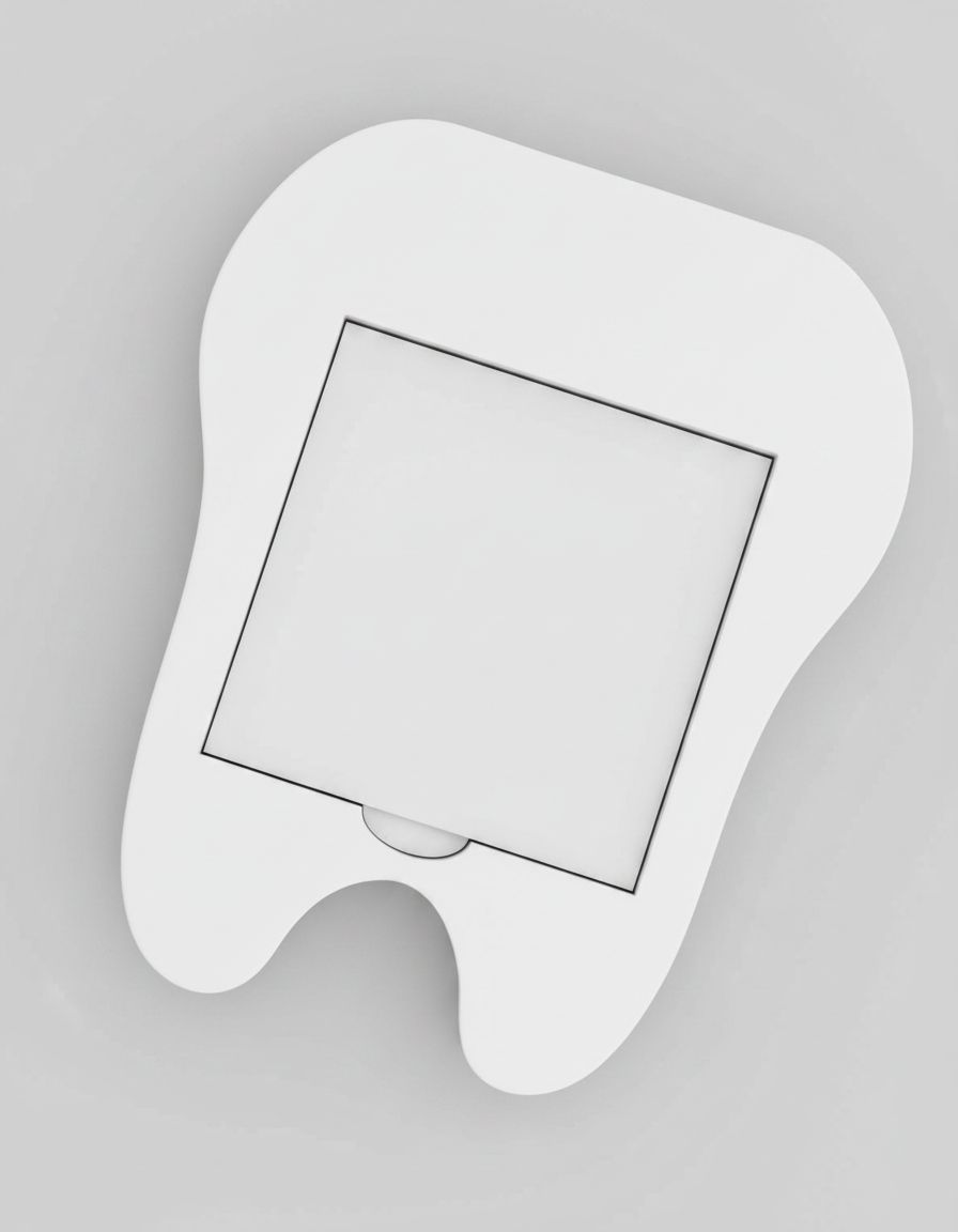 Tooth Shaped Photo Frame free 3D printable STL