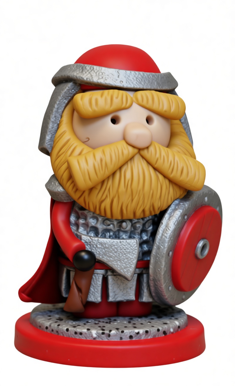 Viking Warrior Figurine free 3D printable STL