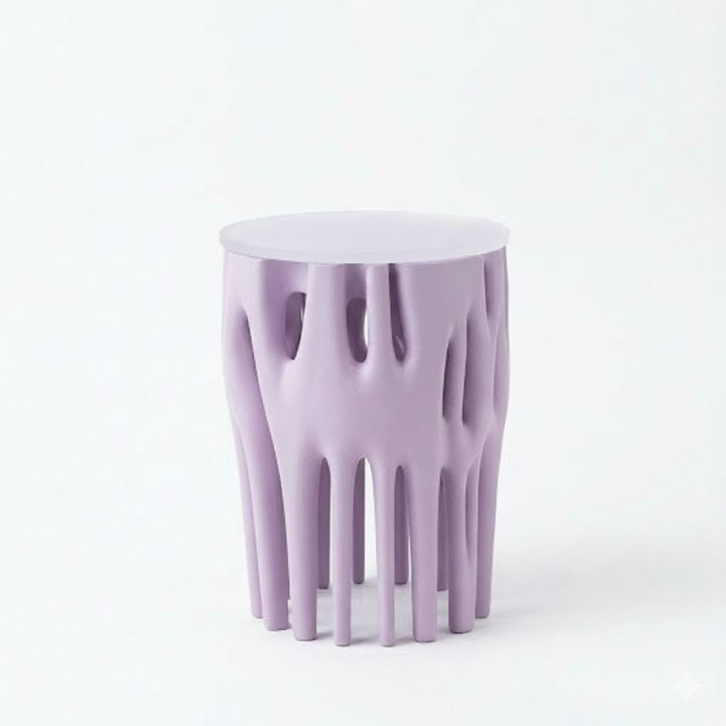 Abstract Organic Stool free 3D printable STL
