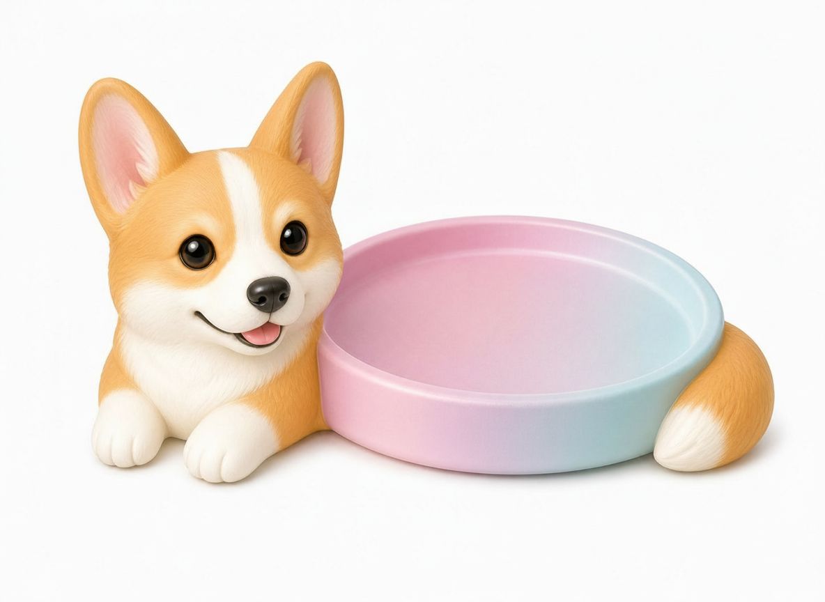 Corgi Dog Bowl free 3D printable STL