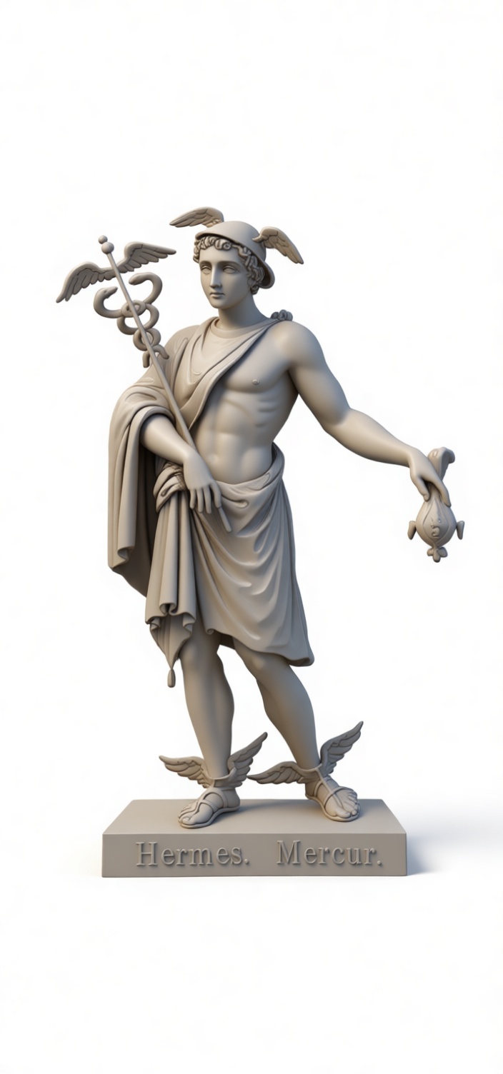 Hermes Statue free 3D printable STL