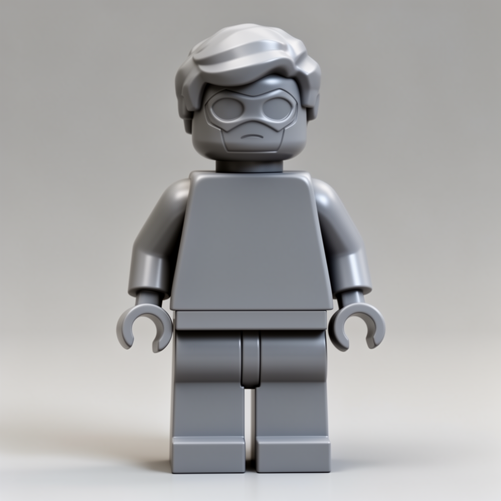 Superhero Lego Figurine free 3D printable STL
