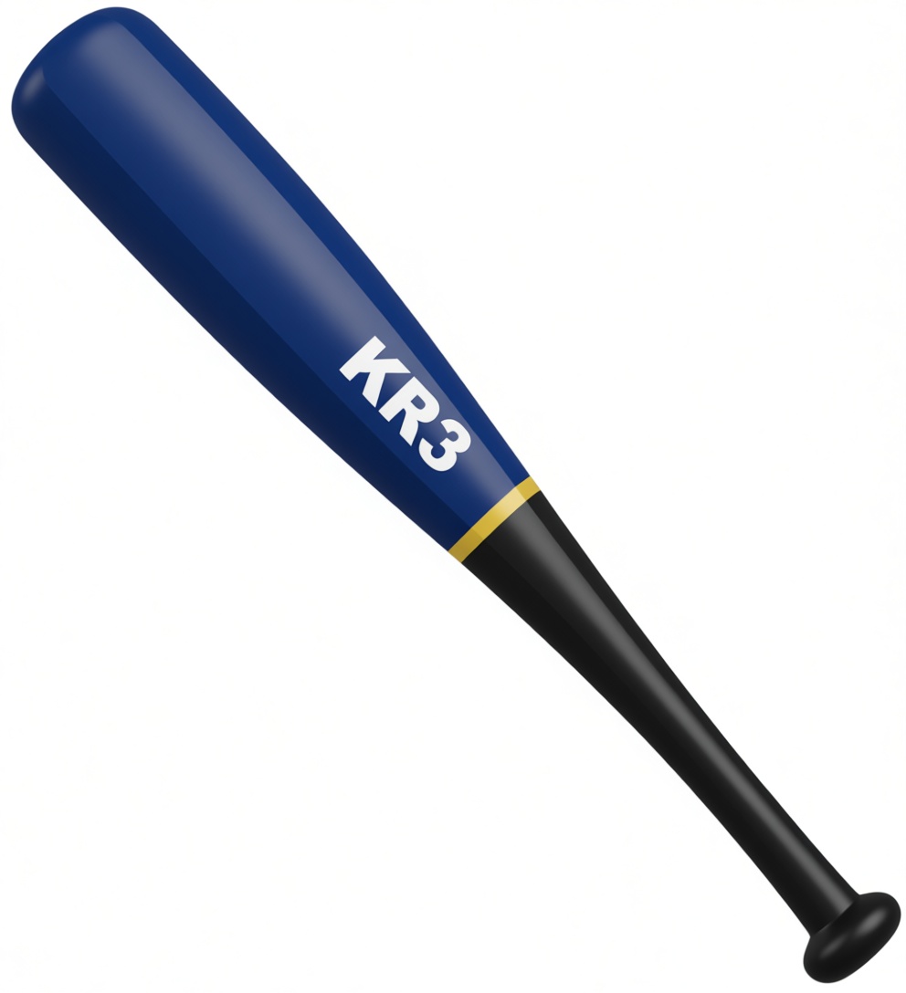 KR3 Baseball Bat Model free 3D printable STL