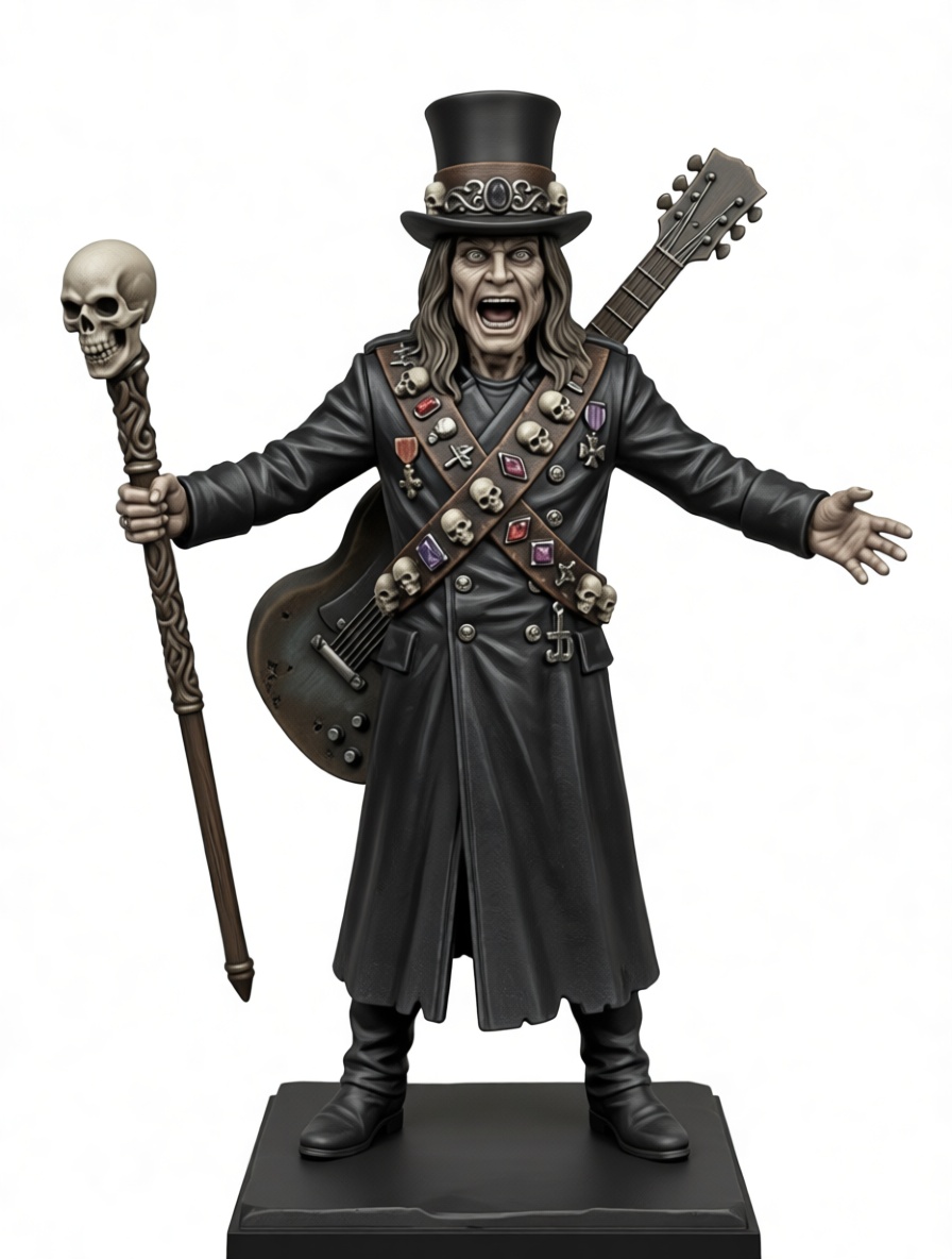Alice Cooper Figurine free 3D printable STL
