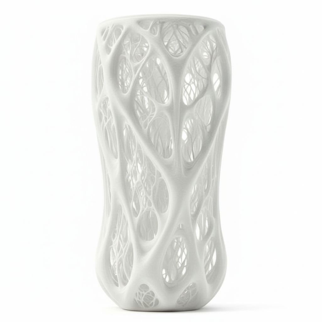 Organic Lattice Vase free 3D printable STL