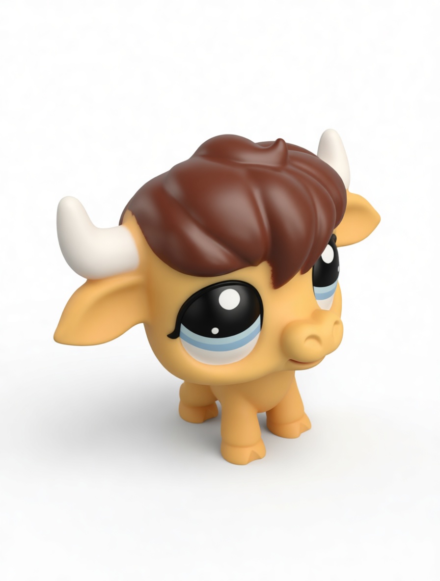 Cute Bull Figurine free 3D printable STL