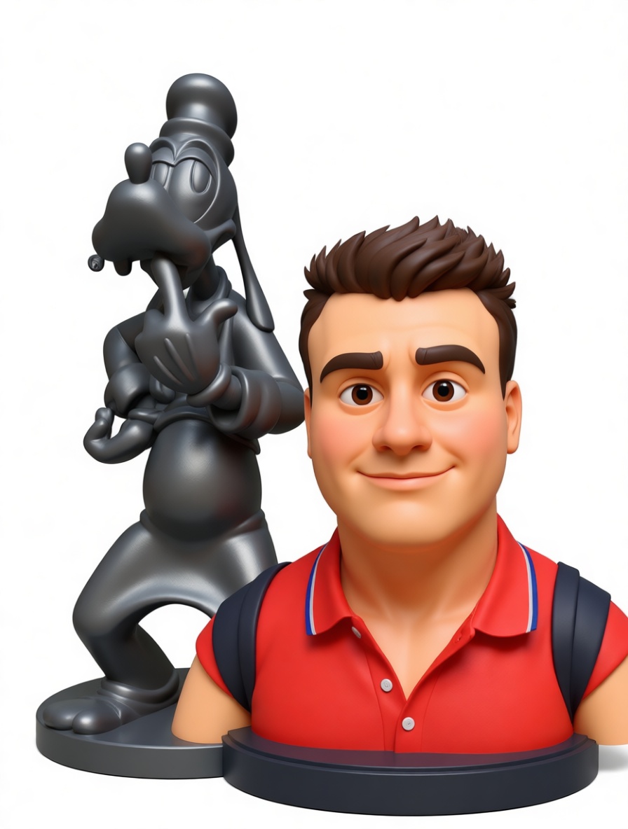 Goofy Statue free 3D printable STL