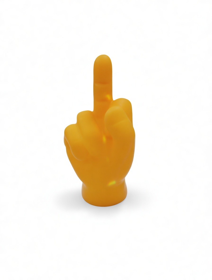Middle Finger Hand Figurine free 3D printable STL