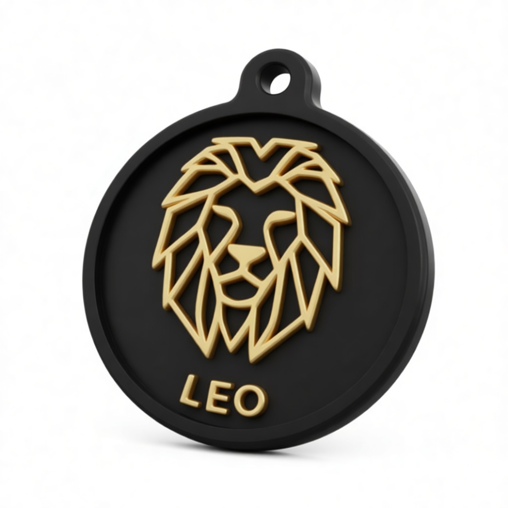 Leo Zodiac Pendant free 3D printable STL