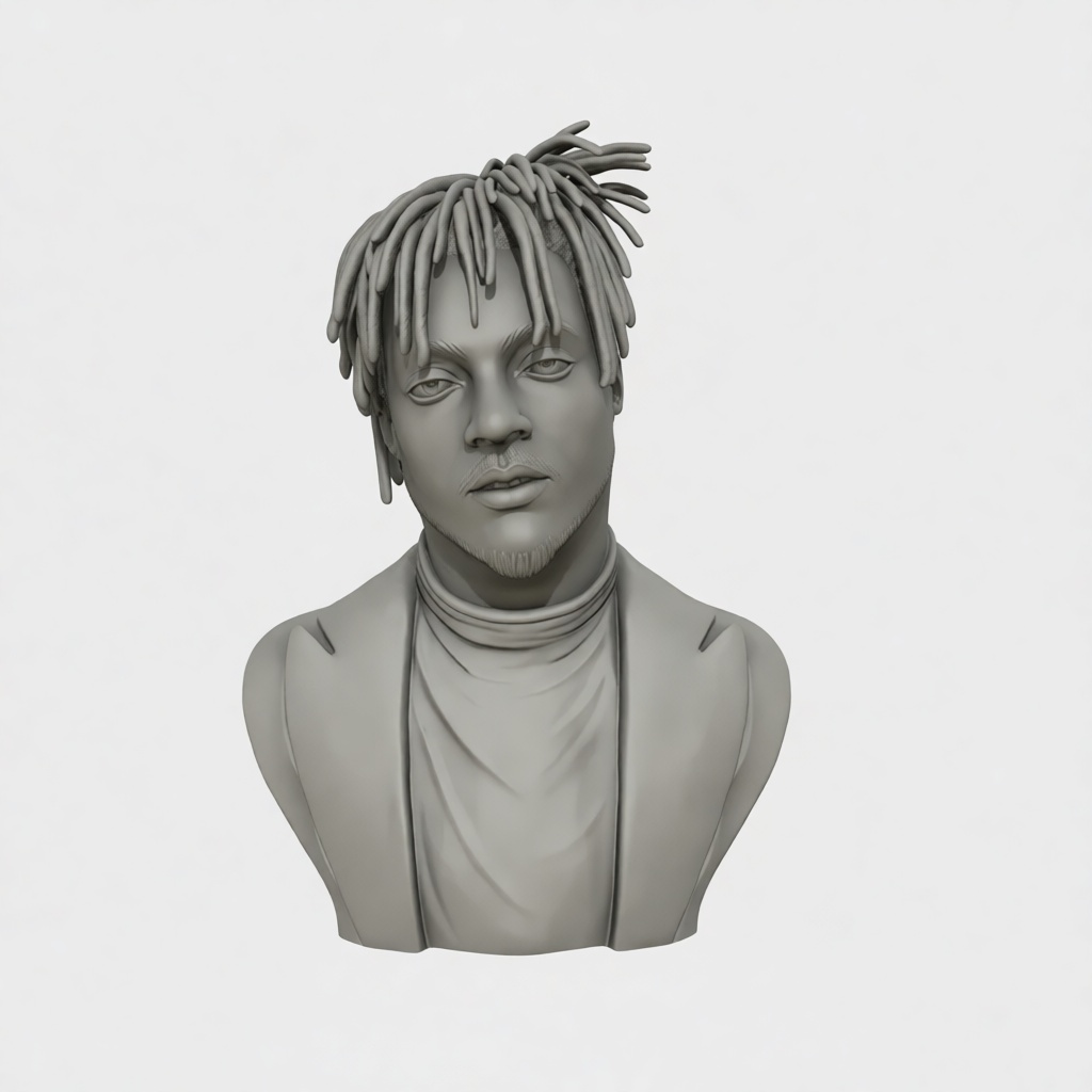 Juice WRLD Bust free 3D printable STL