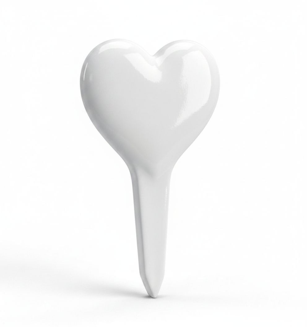 Heart Shaped Plant Marker free 3D printable STL
