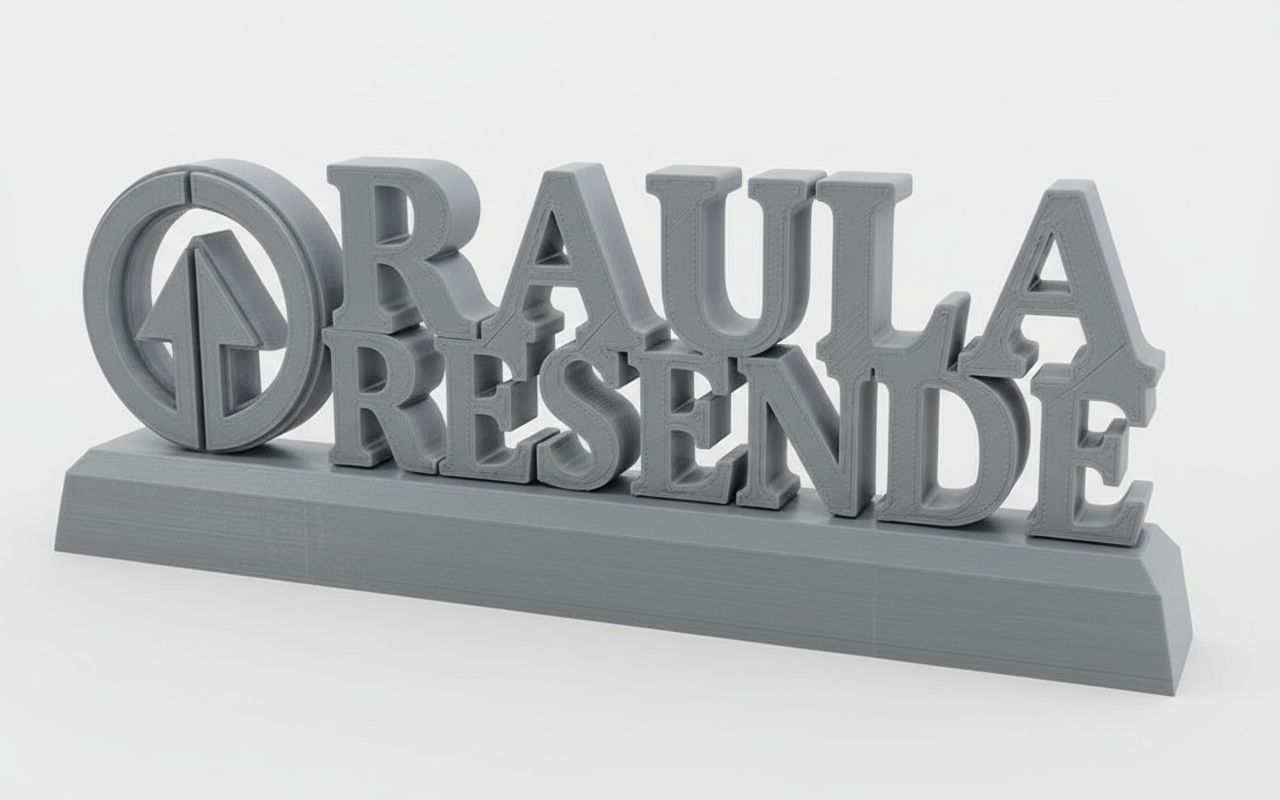 Stylish Name Sign free 3D printable STL