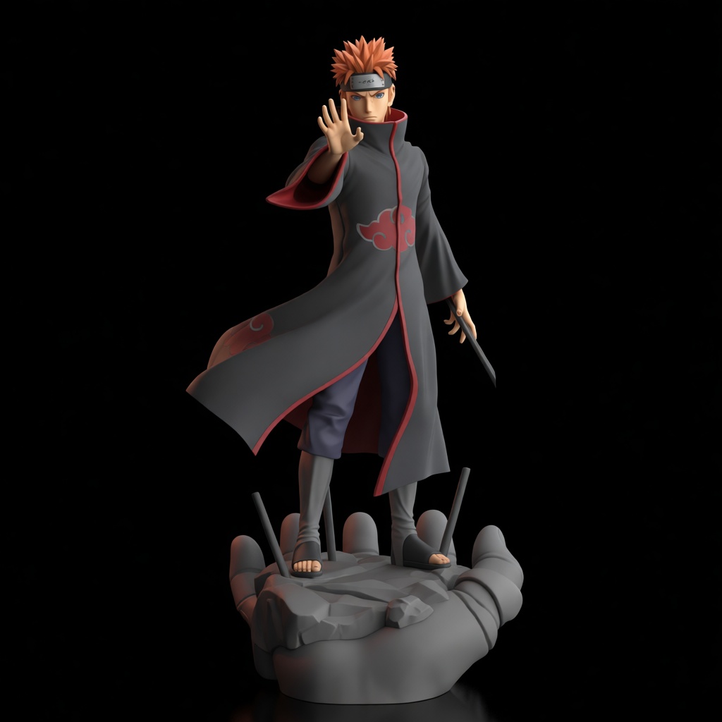 Pain Akatsuki Figurine free 3D printable STL