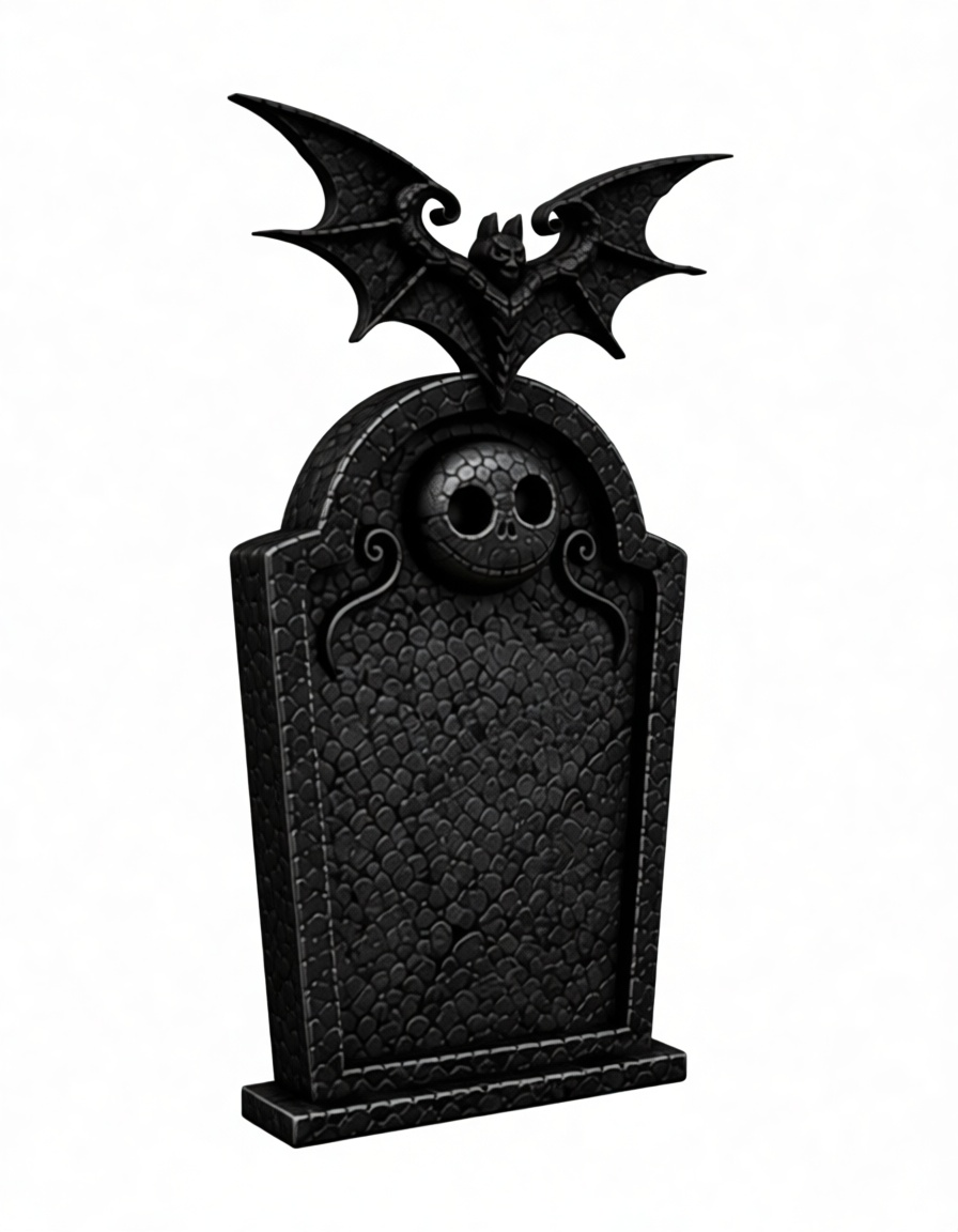 Nightmare Before Christmas Tombstone free 3D printable STL
