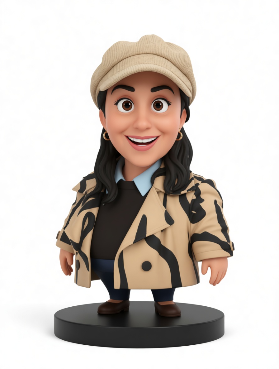 Woman with Beige Hat Figurine free 3D printable STL