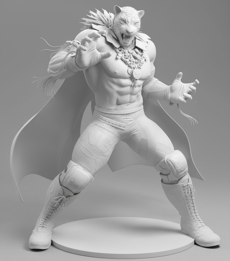 Tiger Warrior Figurine free 3D printable STL