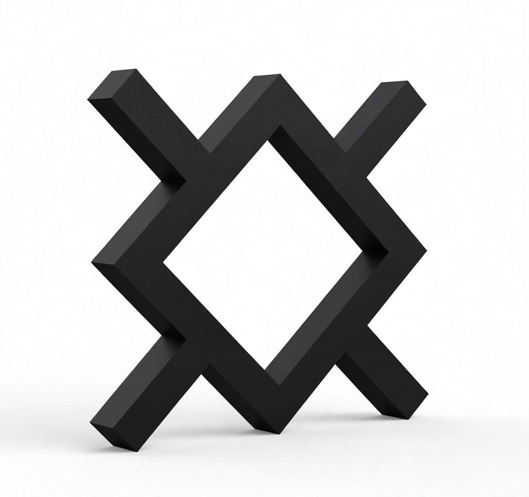 Geometric Abstract Sculpture free 3D printable STL