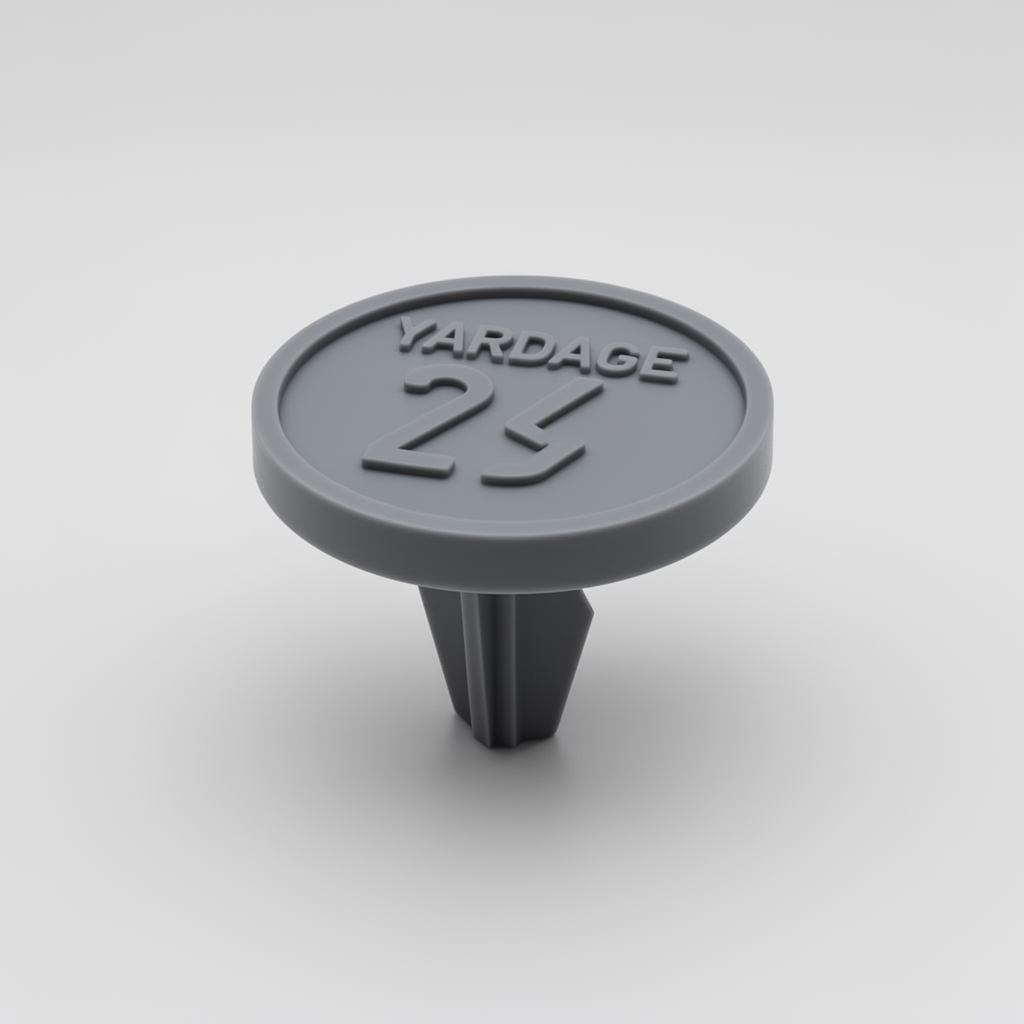 Yardage Marker Stake free 3D printable STL