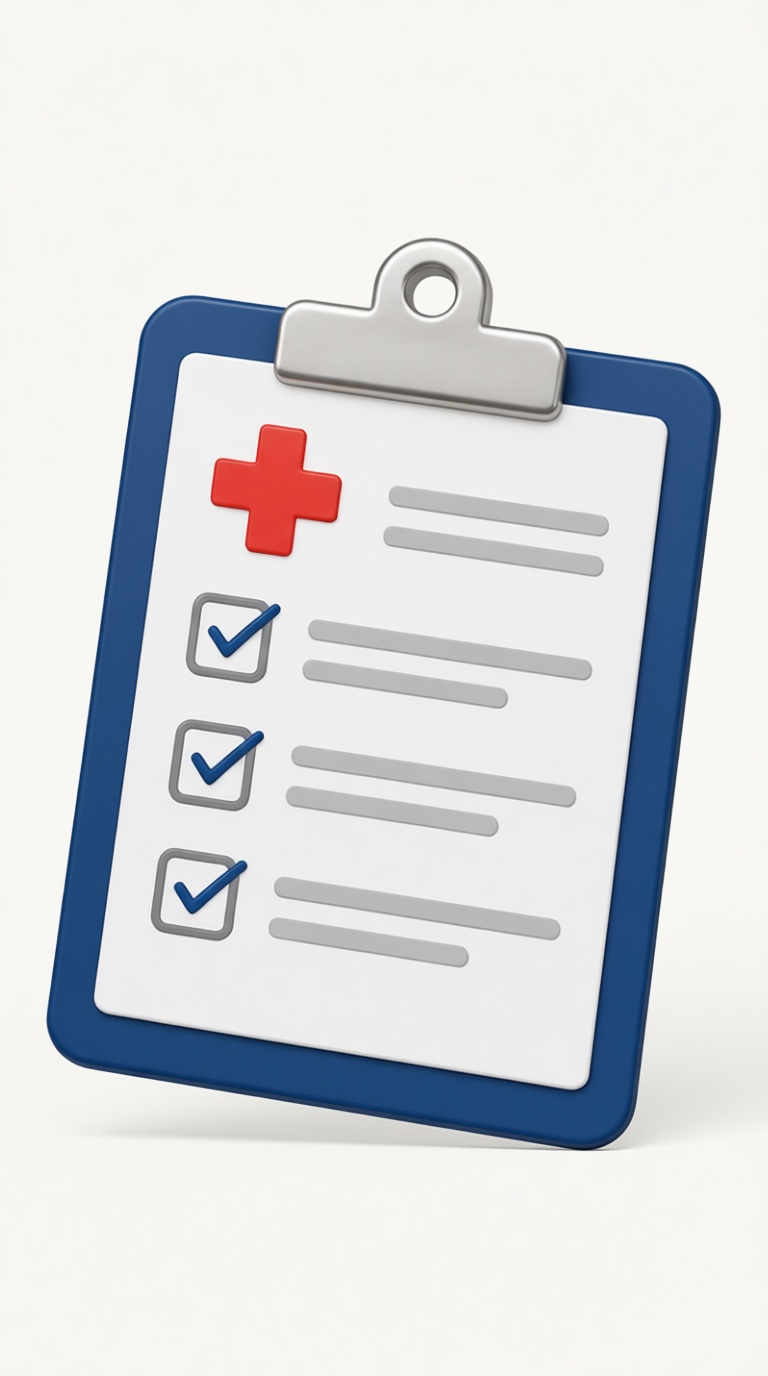 Medical Checklist Model free 3D printable STL