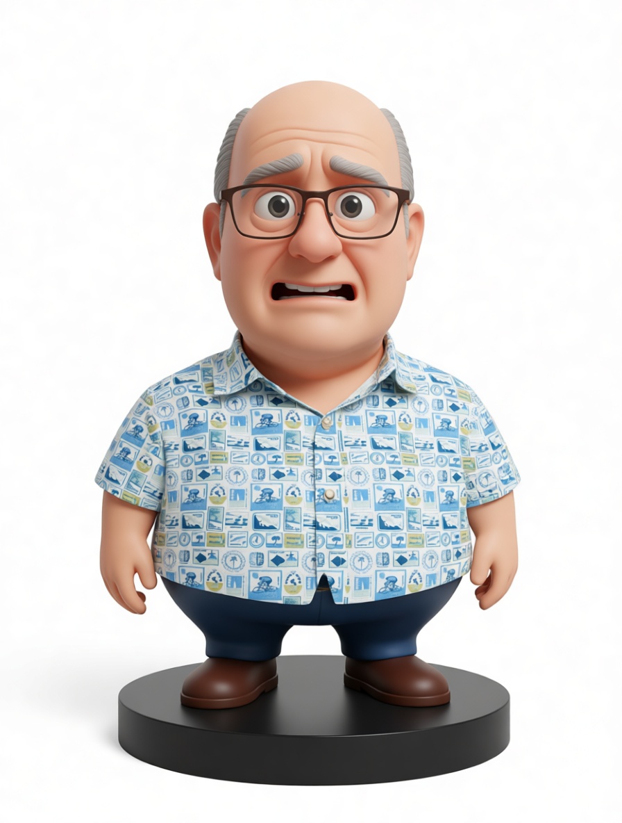 Carl Fredricksen Figurine free 3D printable STL
