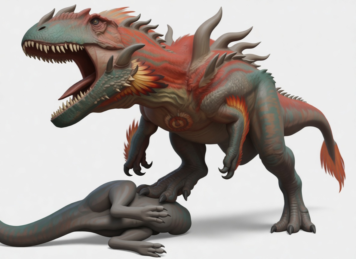 Carnotaurus Dinosaur Figurine free 3D printable STL