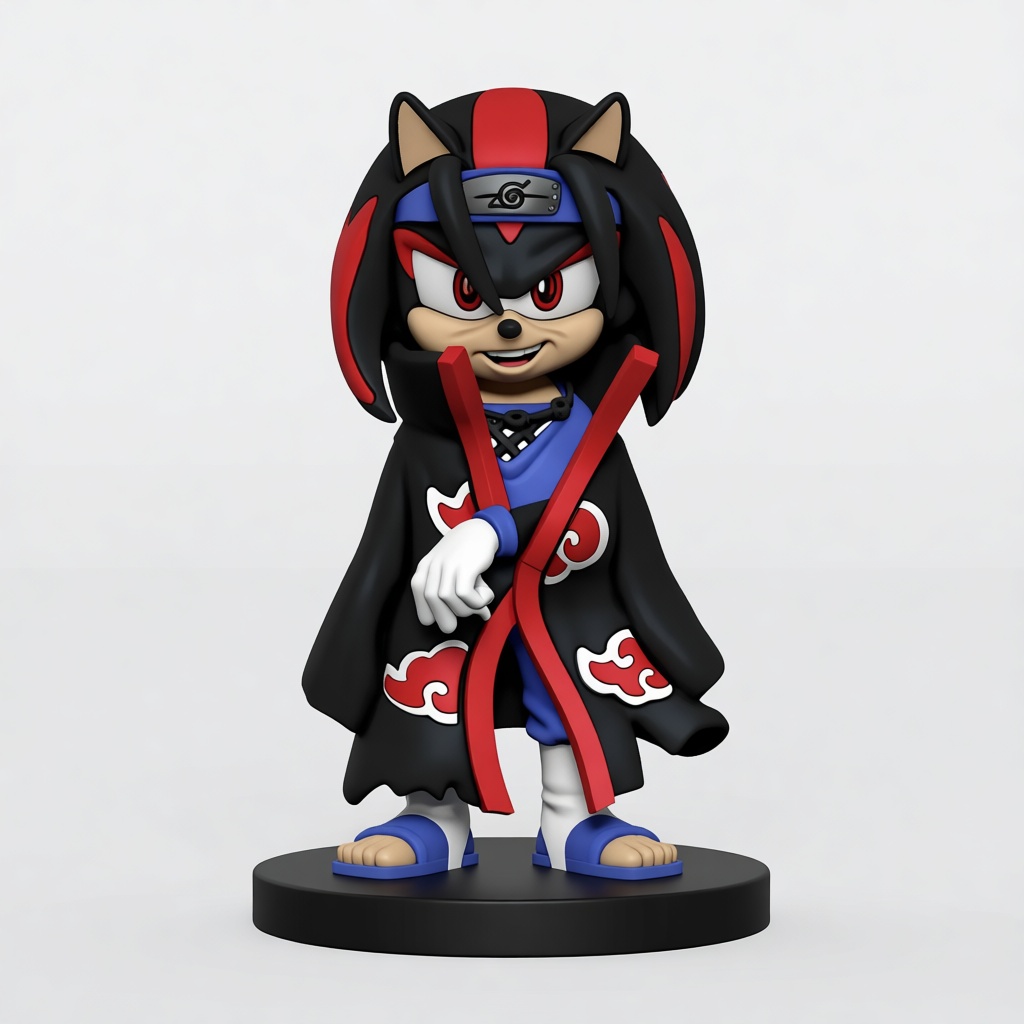 Shadow the Hedgehog Figurine free 3D printable STL