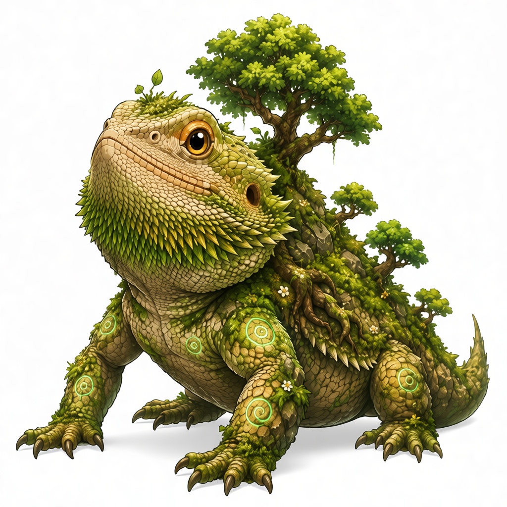 Bearded Dragon Tree Figurine free 3D printable STL